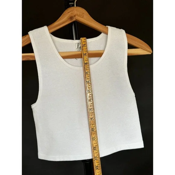 Vintage Paris Accessories, Inc Women's Tank Top XL Paris Vintage Fashion White - Picture 7 of 7